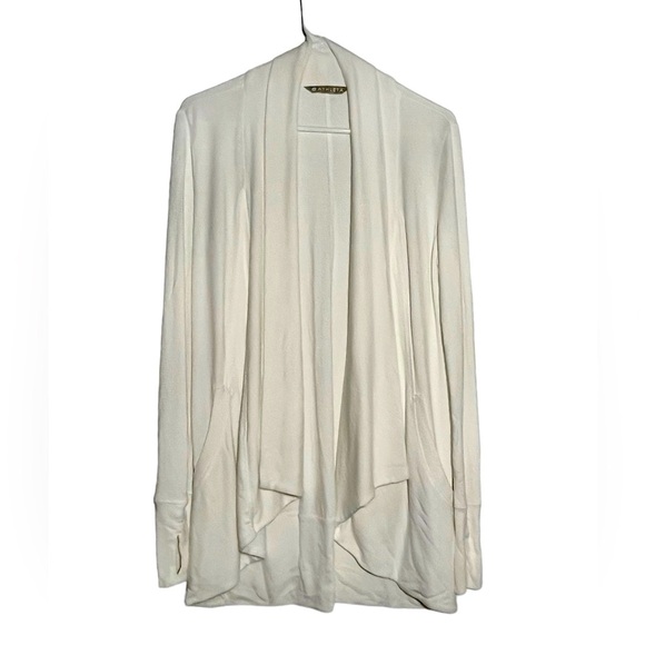 ATHLETA Cream Women’s Cardigan Sweater Long Sleeve Sz XXS - Picture 1 of 8